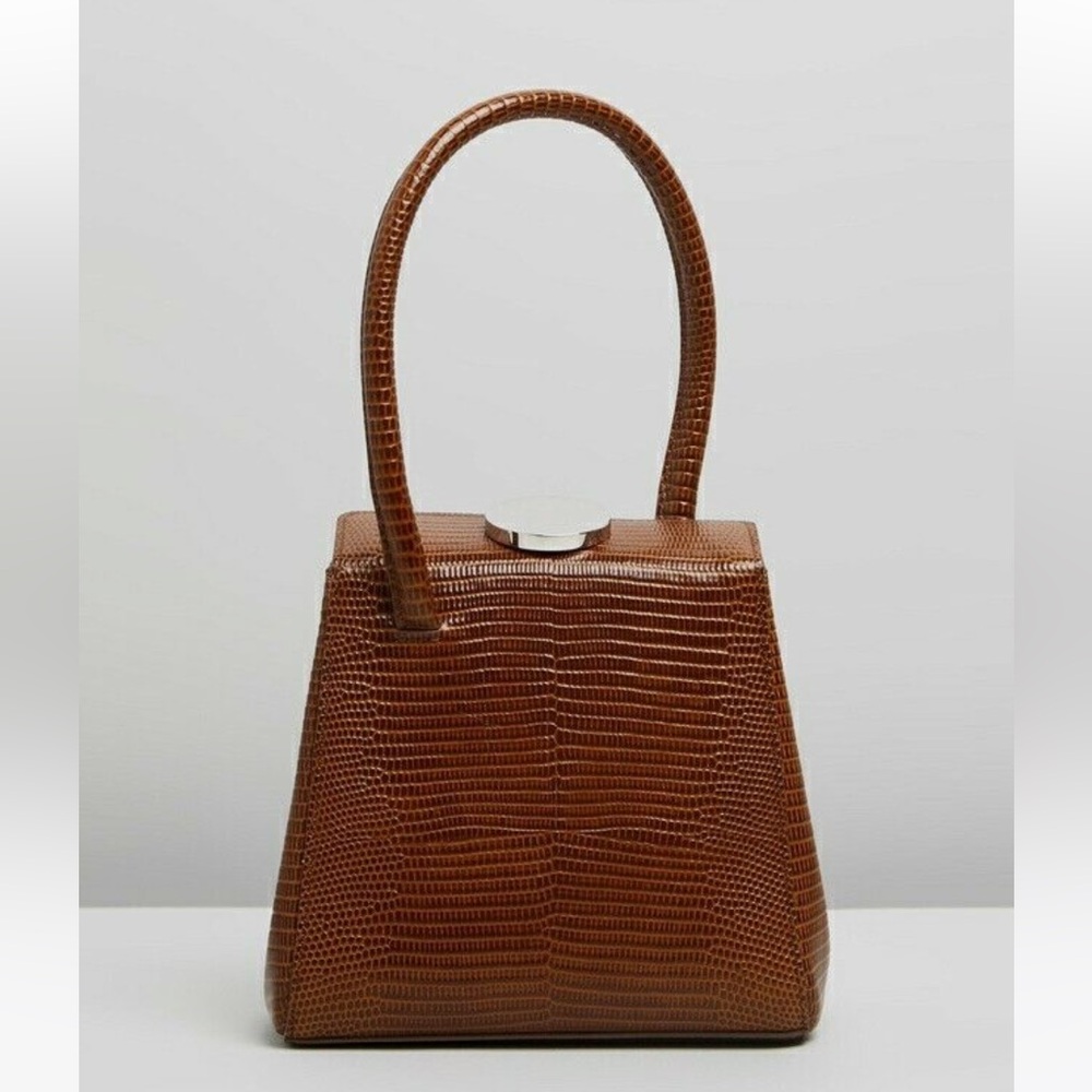 Little Liffner brown lizard Mademoiselle bag